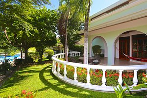 Hotel Villa Del Sueno in Playa Hermosa, image may contain: Villa, Resort, Hotel, Hacienda
