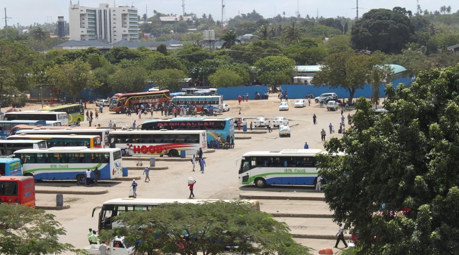 Ubungo Bus Terminus View from Top Fllor