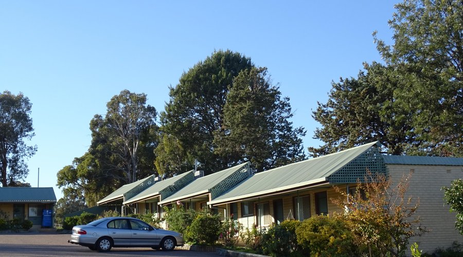 overview of the motor inn units