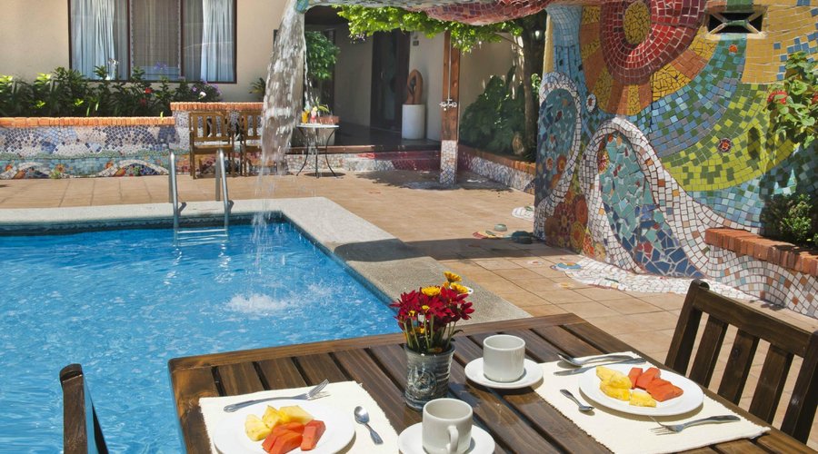 Pool and terraces