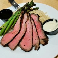 Regular portion of their "Signature Special" Tri-Tip Sirloin Steak.