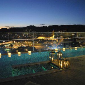 Piscina na Cobertura com vista Panorâmica