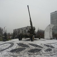 Регулировщица на 1-м километре Дороги Жизни