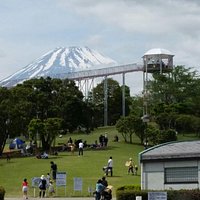 長いローラー滑り台があります