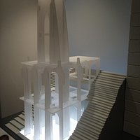 A detailed model of one of the piers