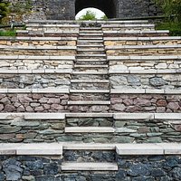 Geosteps, made using different stone from around the UK