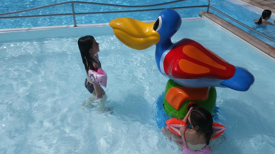 Jeu d'eau pour les enfants