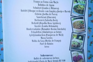 Cardápio