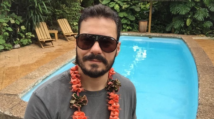 Área da piscina