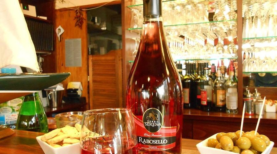 Unsere Empfehlung zum Aperitif, ein Rabosello Spritz