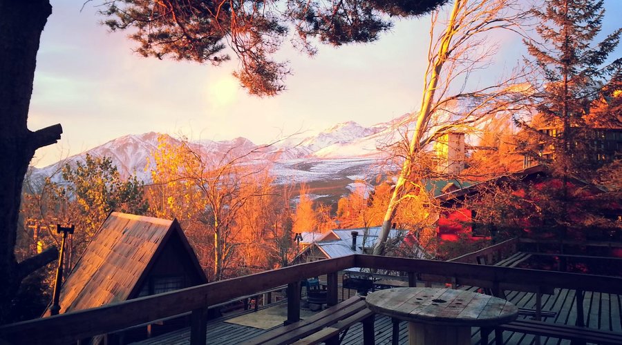 View from Chalet Aguila's Terrace