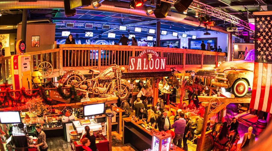 Playoff Cherokee Bar Americanfood, Bowling, Billard, Dart