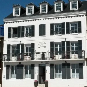 La maison vue depuis la plage