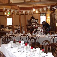 Setting up for my 'Just Married' & 70th birthday party