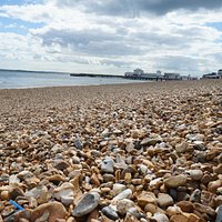 Southsea Beach by South Parade Pier
