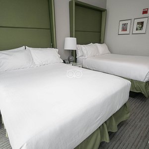 The Double Bed Guest Room at the Holiday Inn Express Hotel Cass