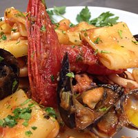 Paccheri allo scoglio.