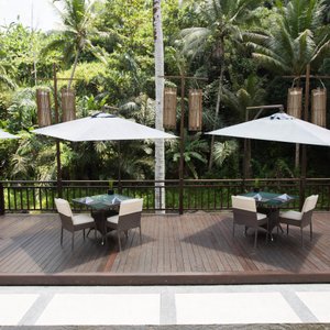 The Samaya Ubud bali in Sayan, image may contain: Building, Outdoors, Vegetation, Pool