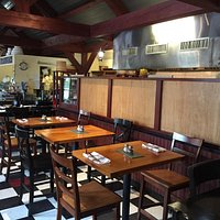 Harvest Moon Cafe is ordinary in furnishings but quite elegant in its menu offerings.