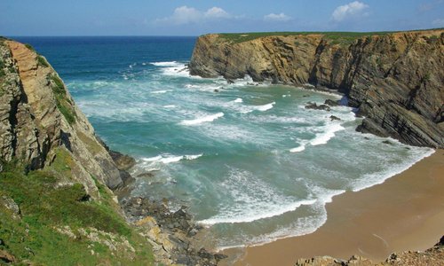 Atlantische kust bij Herdade do Touril