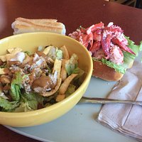 Thai Salad And Lobster Sandwich