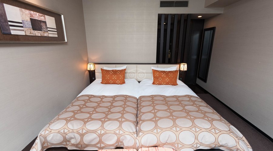 The Twin Room at the La Vista Hakodate Bay