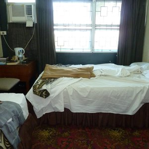 The whole bedroom/living area