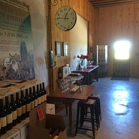 In the tasting room