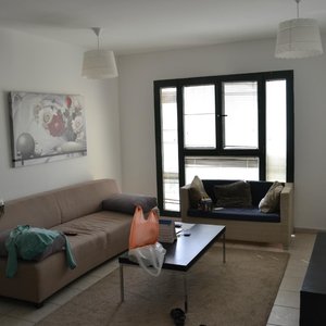 living room - studio-style with kitchen