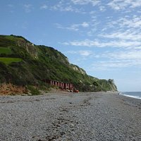 beach to left side facing the sea
