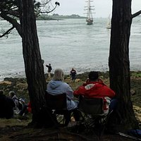 repos sur l ile de visiteurs