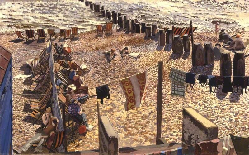 Southwold, 1937.  Loaned to the Stanley Spencer Gallery by Aberdeen Art Gallery and Museums Coll