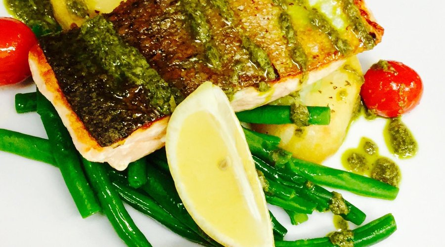 Crispy skin salmon
