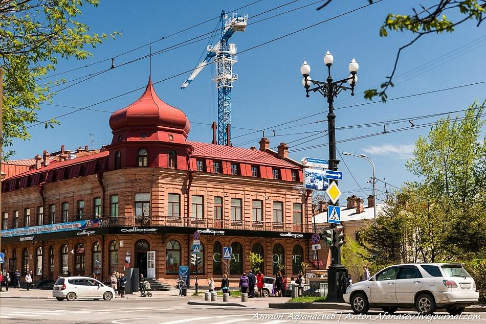 Дом хабаровск. Доходный дом Гржибовского Хабаровск. Доходный дом Гржибовского, улица Муравьева-Амурского 22. Хабаровск исторический центр. Улица муравьёва-Амурского Благовещенск.