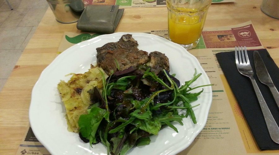 Comida do dia no Restaurante/Café da Vieira da Silva Foundation