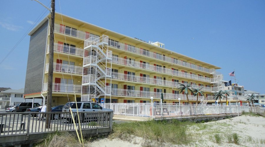 View from the beach