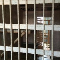 Old jail! Where famous Jesse James was arrested.