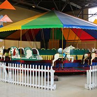 1901 Armitage Herschell Carousel, EE Bass Cultural Arts Center, Greenville, MS May 2015