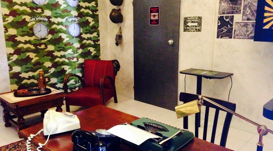 The spy's office