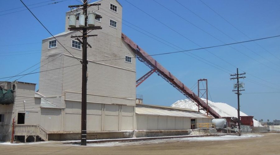 One of the original buildings of Western Salt