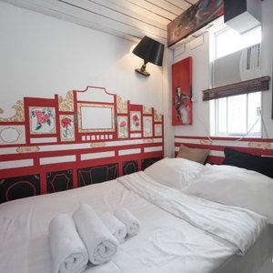 The Basic Double Room with City View at the Just Inn