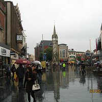 Down Granby Street towards Clock Tower