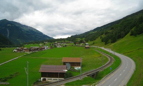 美術館から外の風景