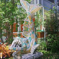 One of the lovely statues being displayed