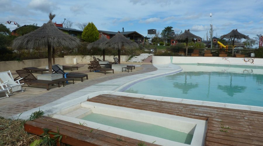 vista de la pileta exterior