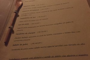 Cardápio