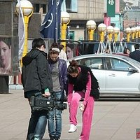 ここでモデル撮影1