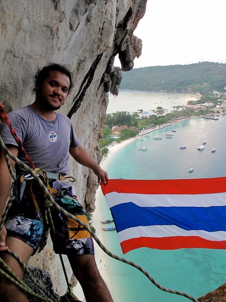 Rock Climbing at Railay Beach Krabi