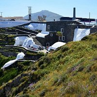 Venetsanos Winery - Built into the Cliffs