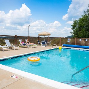 Our heated pool is open seasonally for you to relax and enjoy the sunshine.